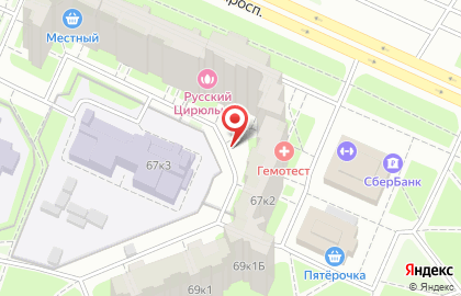 Мебельный Магазин в Красносельском районе на карте
