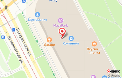 Автошкола Мегаполис на Бухарестской улице на карте