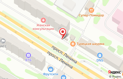 Кофе-бар Coffee smile на проспекте Ленина на карте