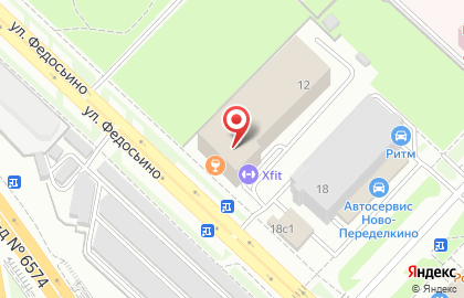 Магазин косметики и бытовой химии Магнит Косметик на улице Федосьино на карте