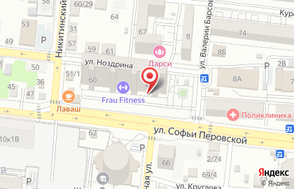 Нотариус Гончарова Н.В. в Астрахани на карте