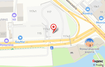 Магазин дверей Real Doors в Московском районе на карте