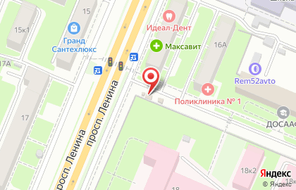 Салон За букетом на проспекте Ленина на карте