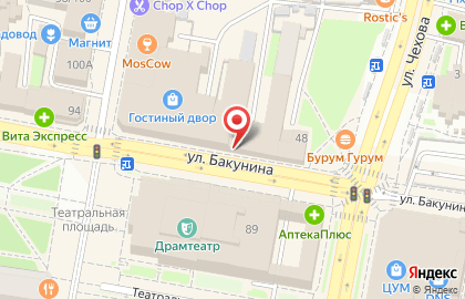 Микрофинансовая компания Русские деньги в Железнодорожном районе на карте