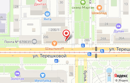 Микрофинансовая компания Деньга в Октябрьском районе на карте