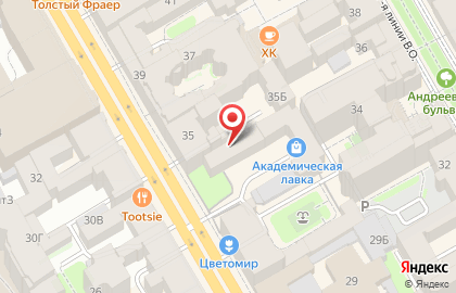Ателье в Санкт-Петербурге на карте