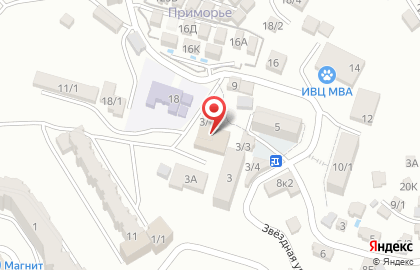 Супермаркет Пятёрочка в Хостинском районе на карте