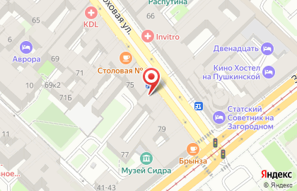 Студия дизайна взгляда ГлаZки в Адмиралтейском районе на карте