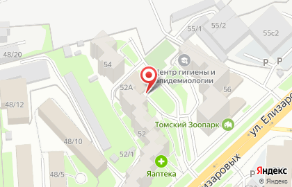 Частное детских садов Ладушки на улице Елизаровых на карте