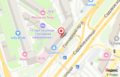 Арго в Гончарном проезде на карте