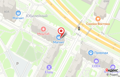 Супермаркет Магнит на Юбилейной улице, 38 на карте