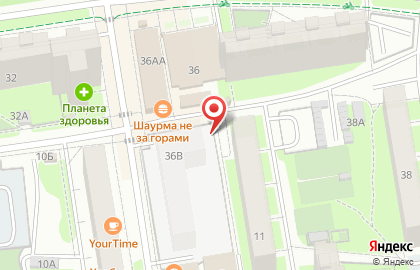 Киоск по продаже фруктов и овощей в Дзержинском районе на карте