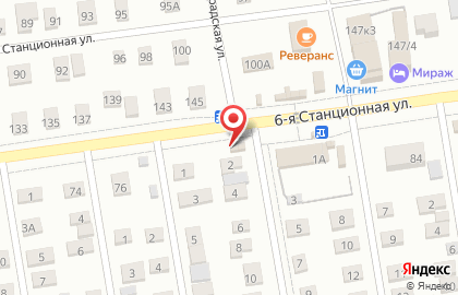 Мясная лавка Мясомаркет на 6-ой Станционной улице на карте