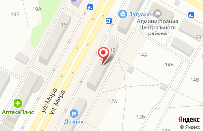 Банкомат Братский Акционерный Народный коммерческий Банк на улице Мира на карте