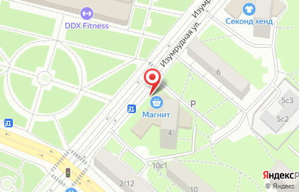 Супермаркет Магнит в Москве на карте