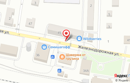 Салон продаж МТС на Железнодорожной улице на карте