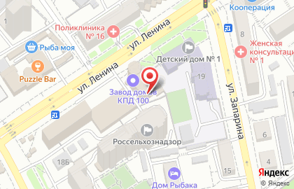 Интерьер Плюс на улице Ленина на карте