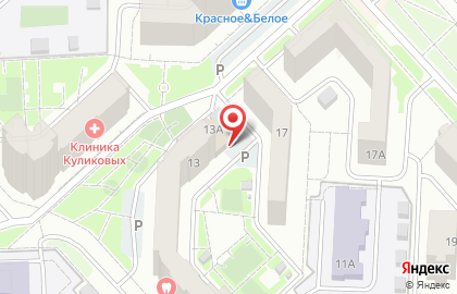 Автостоянка в Красноярске на карте