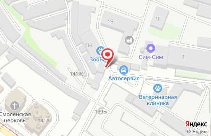 Автотехцентр на Гордеевской улице на карте