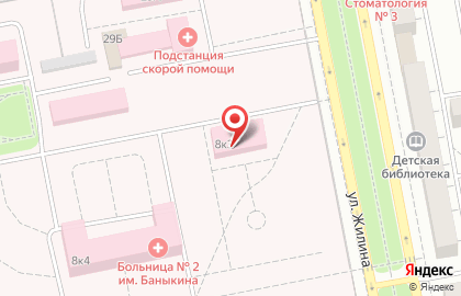 Городская больница №2 им. В.В. Баныкина в Центральном районе на карте