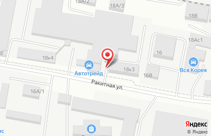 ООО Фанерный комбинат на Ракитной улице на карте