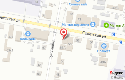 Цветочный магазин Флора на улице Ленина на карте