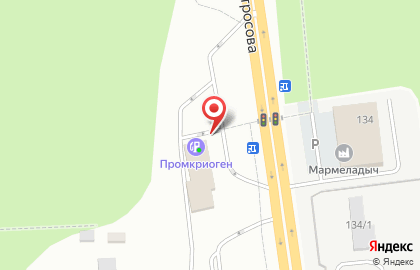 Техцентр Промкриоген в Комсомольском районе на карте