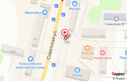 Подворье на Советской улице на карте