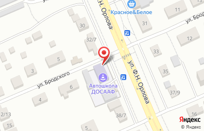 Автошкола ДОСААФ России в Чебоксарах на карте