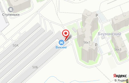 Автосервис Викинг на проспекте Тракторостроителей на карте