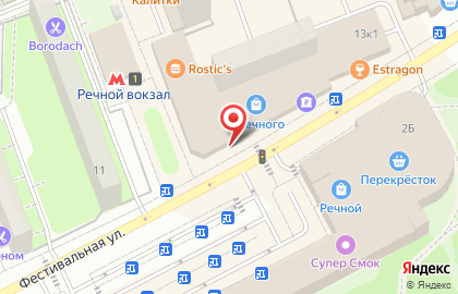Служба доставки DPD на Фестивальной улице на карте