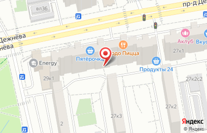 НИКА-ОПТИК в проезде Дежнёва на карте