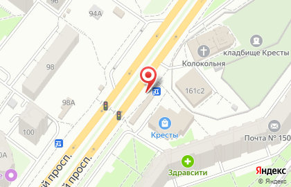 Сотовая компания МегаФон на Московском проспекте на карте