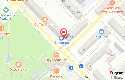 Магазин Карамель в Ростове-на-Дону на карте