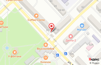 Магазин Карамель в Ростове-на-Дону на карте