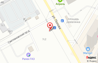 Шиномонтажная мастерская в Петрозаводске на карте