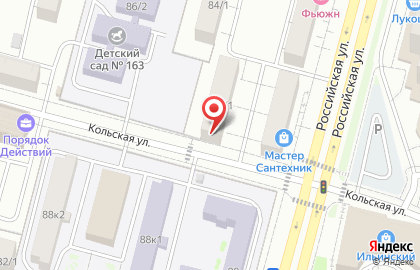 Пекарня Хлебная лавка в Октябрьском районе на карте