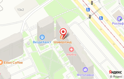 Кафе Еврик на Дальневосточном проспекте на карте