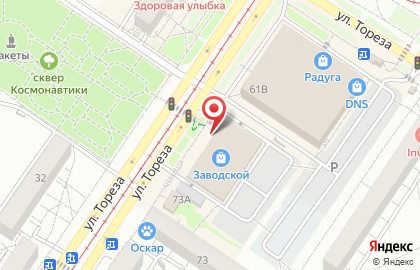 Заводской рынок на карте