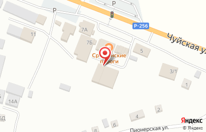 Магазин в Барнауле на карте