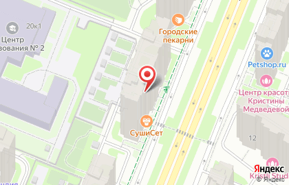 Магазин профессиональной косметики для волос в Санкт-Петербурге на карте