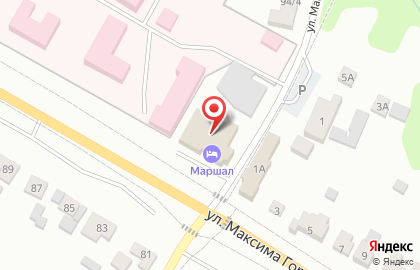 Гостиница Маршал в Жукове на карте