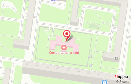 Поликлиника Тольяттинский кожно-венерологический диспансер в Автозаводском районе на карте