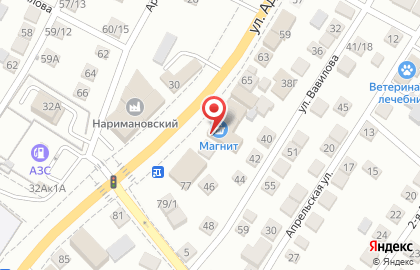 Магазин автозапчастей для иномарок Полётavto на улице Адмирала Нахимова на карте