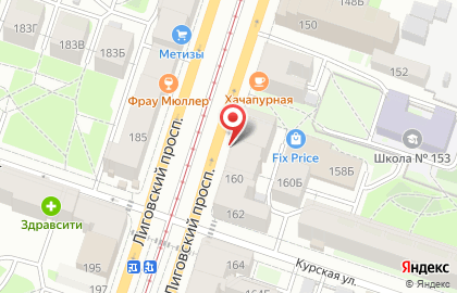 Продуктовый магазин в Санкт-Петербурге на карте