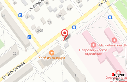 Хлебная лавка на улице Докучаева на карте