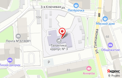 Детский сад Талантика в Дзержинском районе на карте