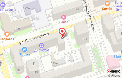 Страховая акционерная компания Энергогарант на улице Луначарского на карте