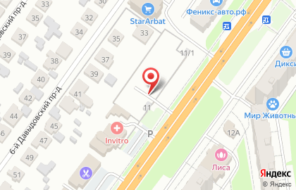 Автостоянка в Костроме на карте
