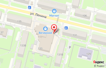 Магазин молочной продукции Молочные берега на улице Ленина на карте